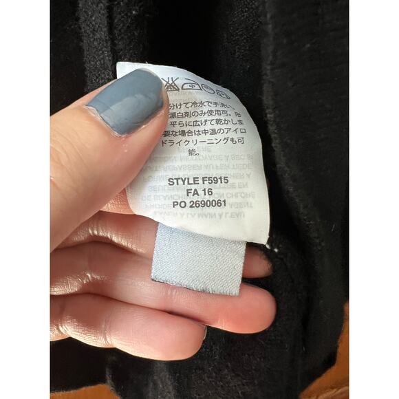 J. Crew Collection Women's Open Front Cashmere Cardigan Long Sleeve Black SZ XS - Picture 8 of 10